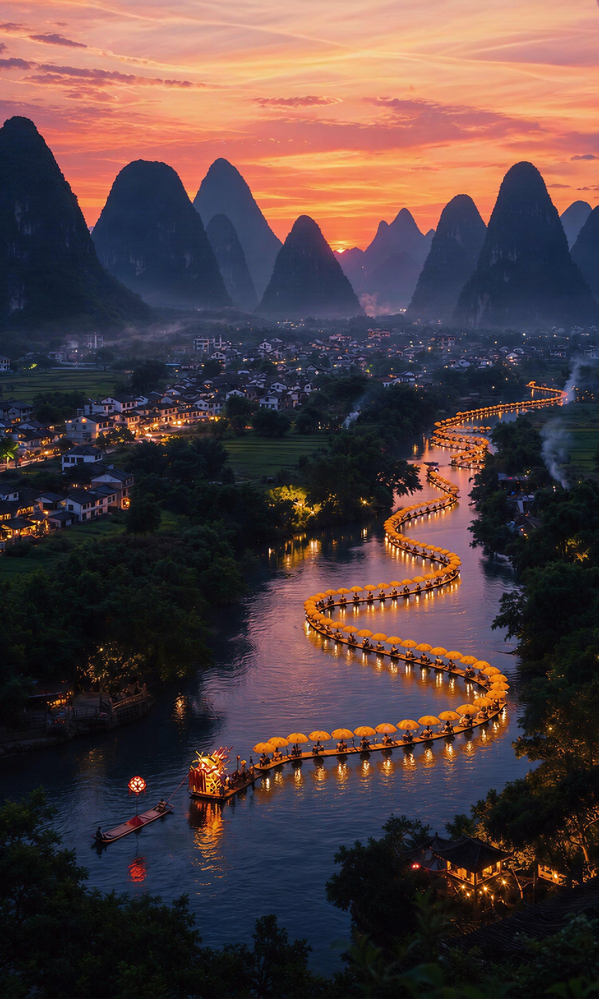 4-Day Guilin & Yangshuo Scenic Tour: Li River, Bamboo Rafting & Local Flavors
